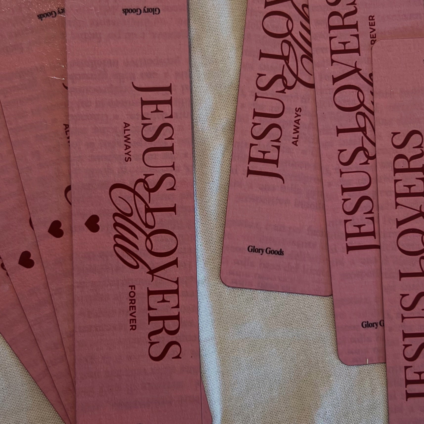Jesus Lovers Club Metal Bookmark