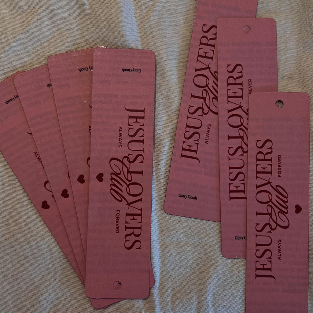 Jesus Lovers Club Metal Bookmark