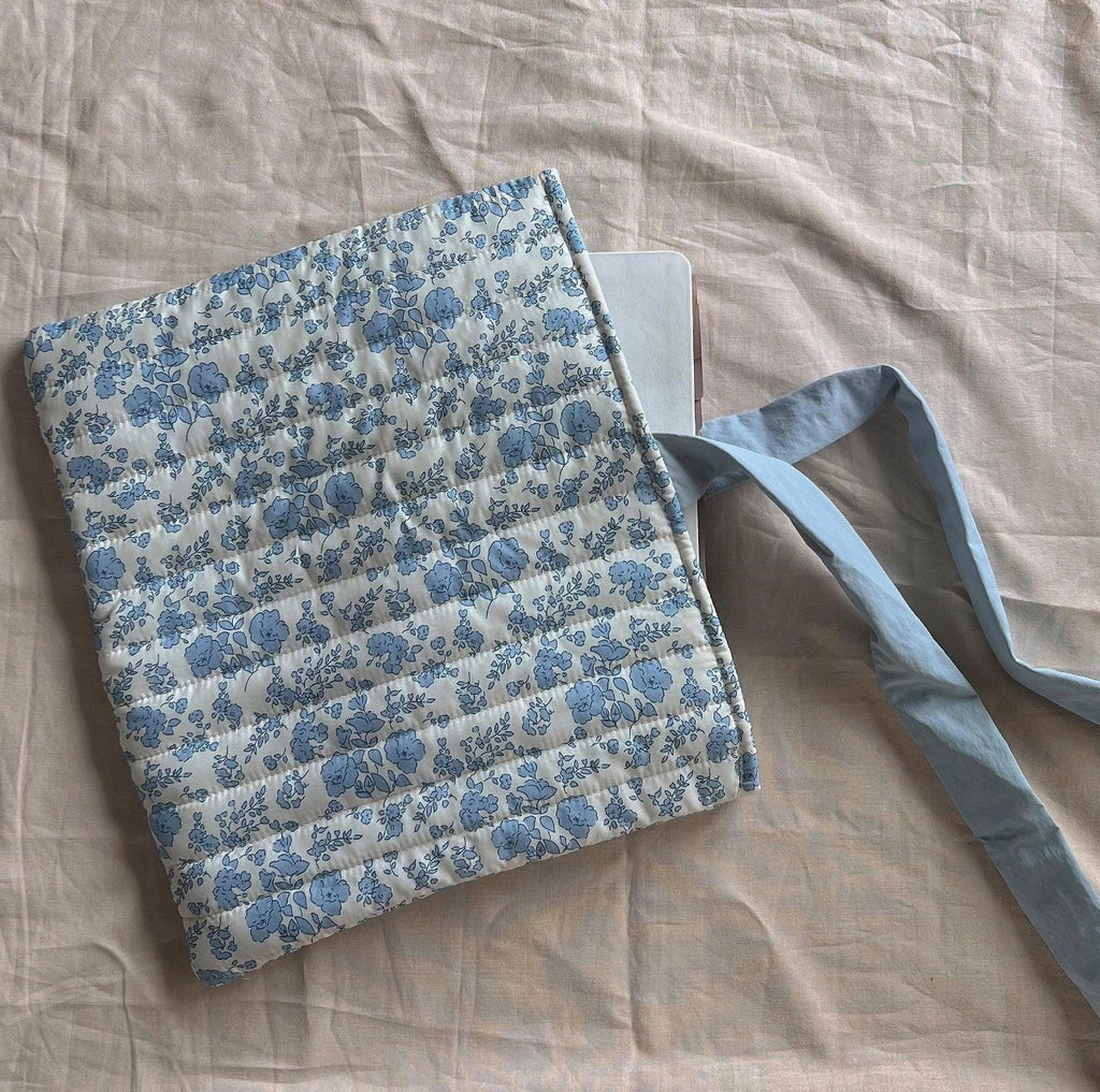 Blue floral Bible sleeve