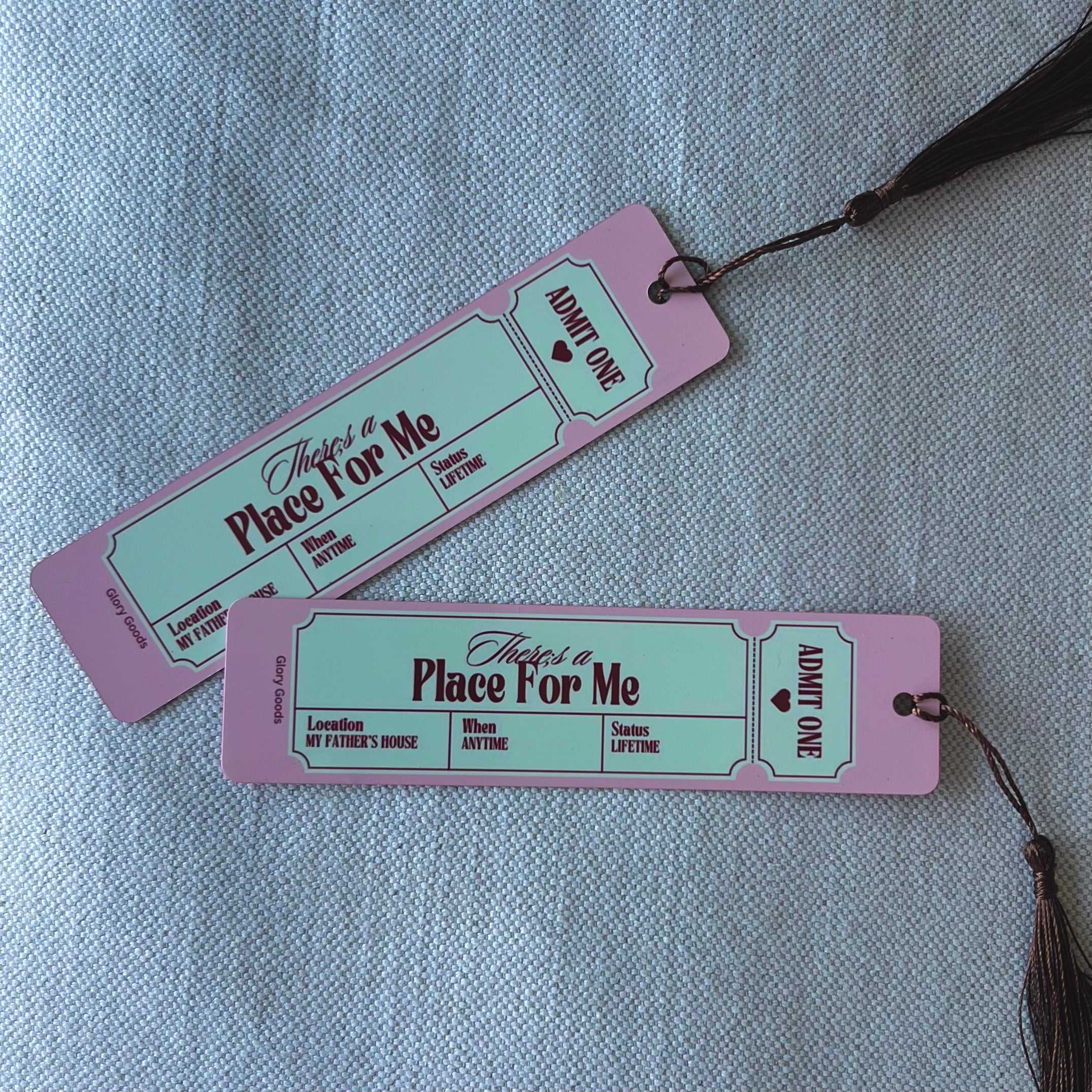 Place for Me Metal Bookmark
